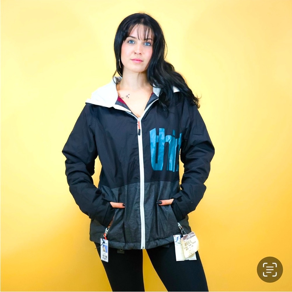 🏂🎿Grey “thirty-two” Two-Tone Snowboarding Jacket - Size Medium🎿🏂